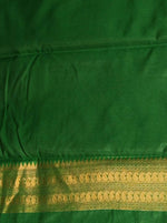 Black and Green silk saree - PDL3C