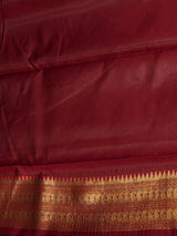 Black and Maroon silk saree - PBR23E