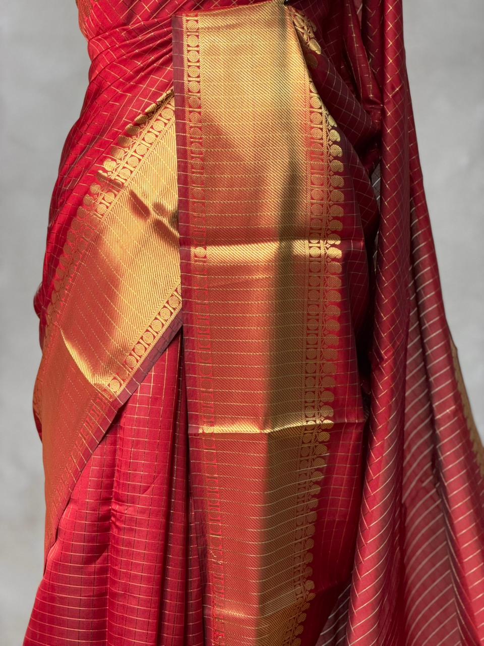 Maroon banarasi silksaree - RUK2Jj