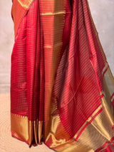 Maroon banarasi silksaree - RUK2Jj