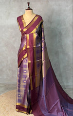 Purple silk saree -PIH51