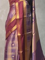 Purple silk saree -PIH51