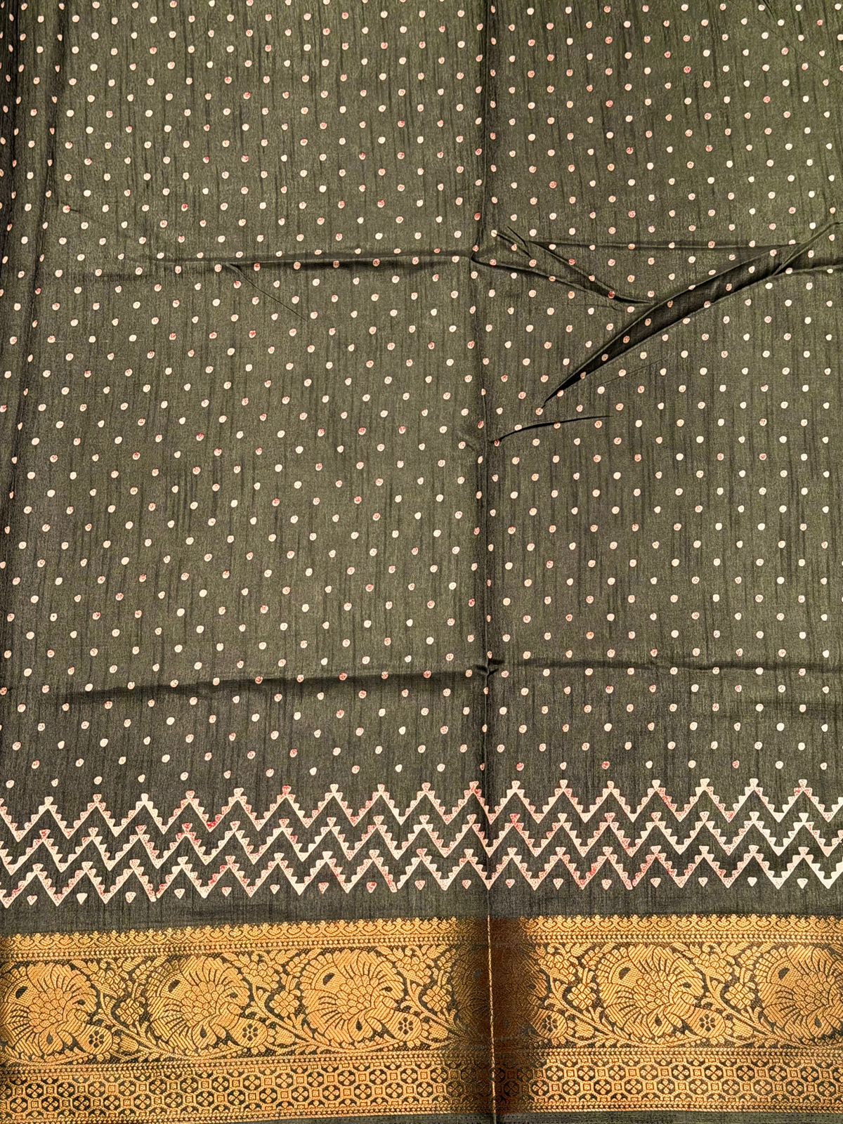 Green Soft Silk Saree - PSSU36