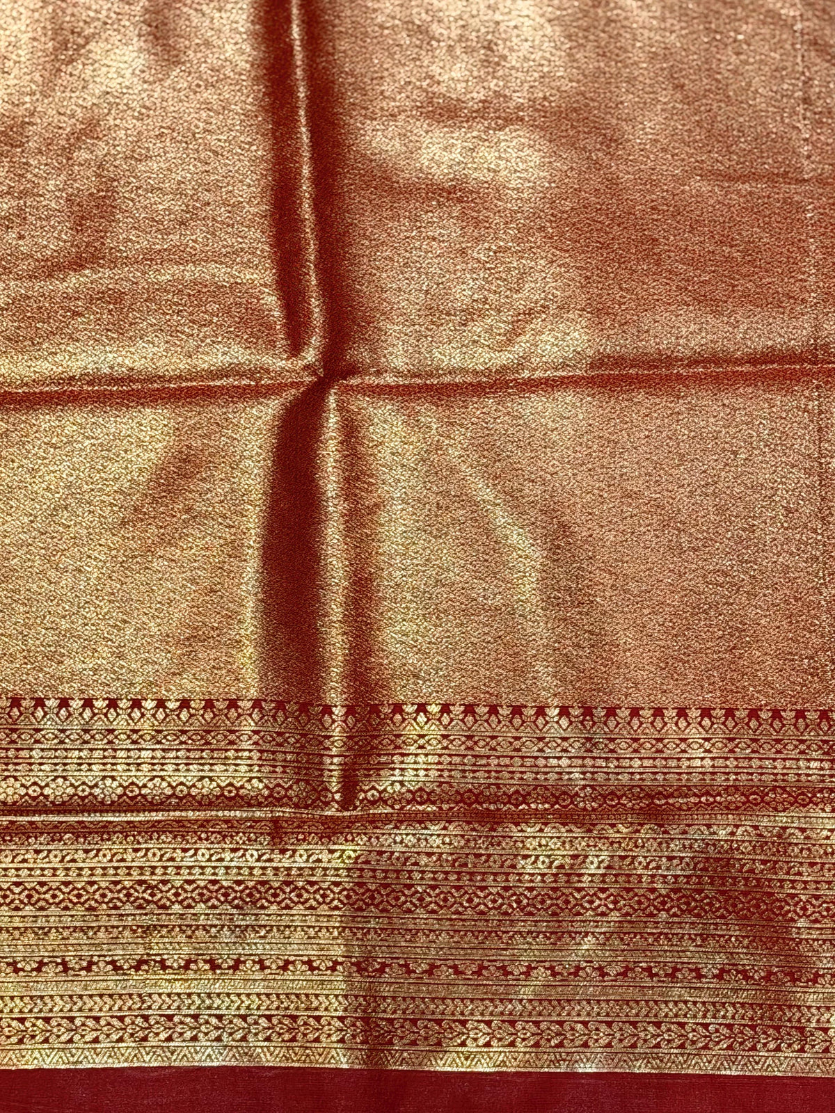Black and Red silk saree - PDL4E