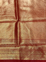 Black and Red silk saree - PBR22E