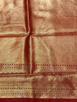 Black and Red silk saree - PDL4E