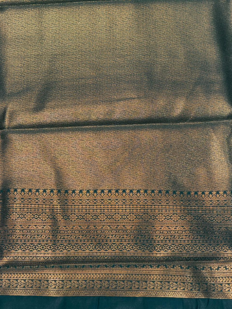 Black and Blue silk saree - PDL4C