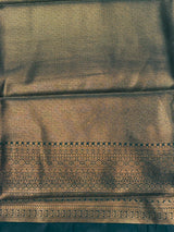 Black and Blue silk saree - PBR22C