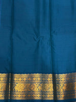 Rani Pink ad blue kanchipuram silk saree- PSSR299