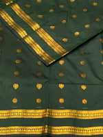 Dark Green kanchipuram silk saree- PSSR308