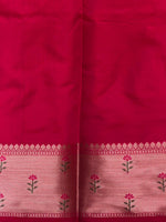 Rani Pink Banarasi silk saree -PIH61A
