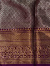 Purple Tissue Banarasi silk saree -PIH66