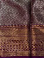 Purple Tissue Banarasi silk saree -PIH66