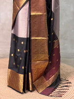 Tri colour Banarasi silk saree -PIH63