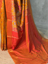 Mustard Yellow Soft Semi Tusser Saree - PSSU2E1