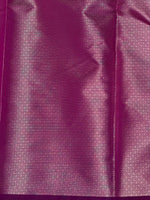 Magenta Banarasi silk saree -PIH62B