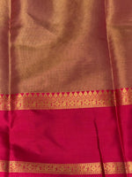 Green and magenta Tissue Banarasi silk saree -PIH69