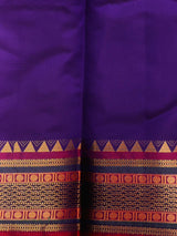 Violet Banarasi silk saree -IHAISH