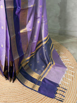 Lavender Banarasi silk saree -LZ10B