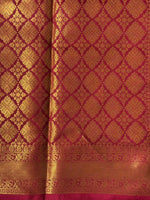 Deep wine Banarasi silk saree -PIH71A