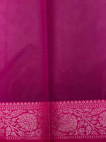 Wine and magenta Banarasi silk saree -LZ11B