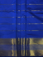 Blue semi Banarasi silk saree -RUK44D