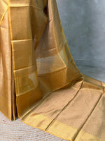 Gold and Black Banarasi silk saree - GAL2