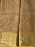 Gold and Black Banarasi silk saree - GAL2