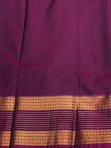Grey and Purple kanchipuram silk saree- PSSR321