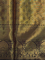 Deep Wine Banarasi silk saree - GAL4A