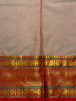 Peach Banarasi silk saree - PIH77