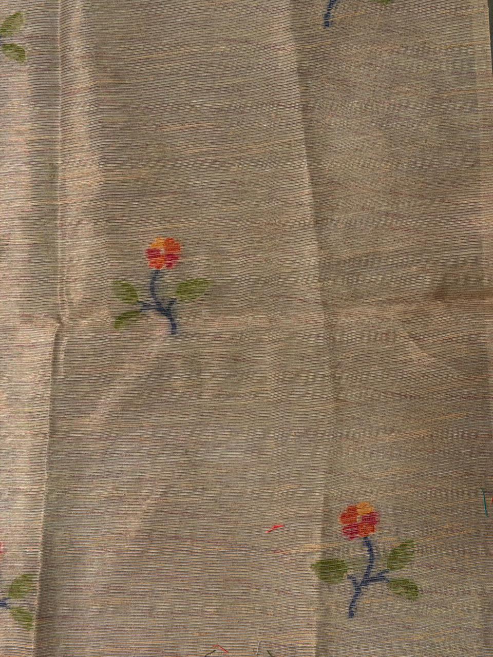 Jamdani Silk cotton saree- PBR4P