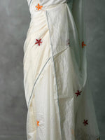 Offwhite Silk kotta saree saree- PBR8D
