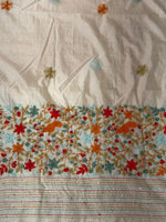 Off white Silk kotta saree saree- PBR8F