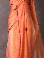 Peach Silk kotta saree saree- PBR8G