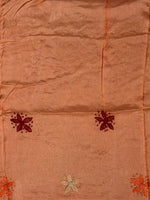Peach Silk kotta saree saree- PBR8G