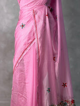 Lilac Pink Silk kotta saree saree- PBR8H