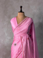 Lilac Pink Silk kotta saree saree- PBR8H