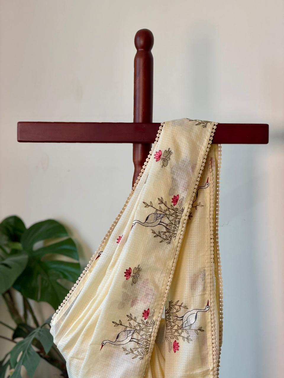 Pastal Yellow kotta saree saree- PBR8D