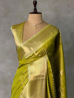 Green banarasi silksaree -LZ8H