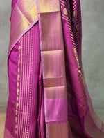 Magenta banarasi silksaree -LZ8J