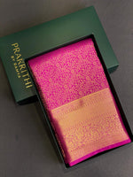 Magenta Kanchipuram saree- PBRIDE40D