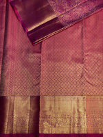 Magenta Kanchipuram saree- PBRIDE40D