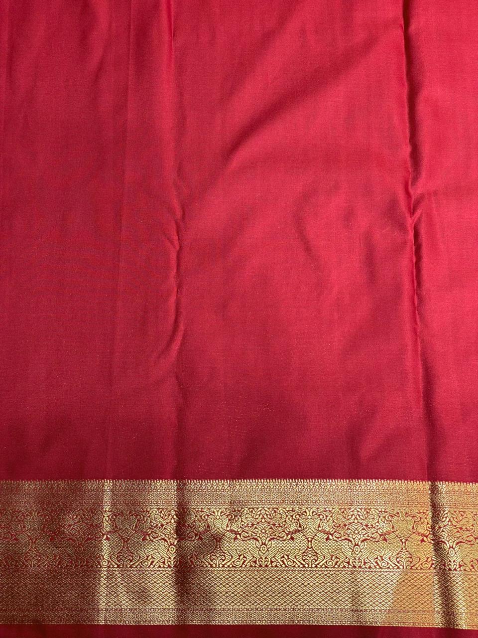 Maroon Kanchipuram saree- PBRIDE41A