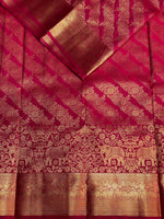 Pinkish Red Kanchipuram saree- PBRIDE41B
