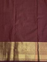 Dark Brown Kanchipuram saree- PBRIDE43A
