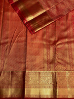 Brick Red Kanchipuram saree- PBRIDE43B