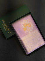 Lavender Tissue Meena Kanchipuram saree- PBRIDE46A