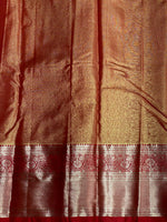 Red Tissue Kanchipuram saree- PBRIDE47B