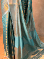 Blue banarasi silksaree -LZ8M